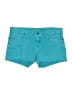 Lucky Brand Solid Teal Denim Shorts Size 10 - photo 1