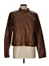 A New Day 100% Polyester Brown Jacket Size L - photo 1