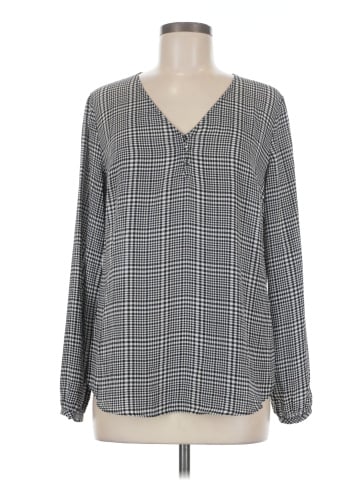 White House Black Market Long Sleeve Blouse (view 1)
