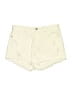 Blank NYC 100% Cotton Ivory Denim Shorts Size 28 waist - photo 1
