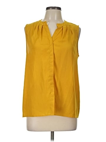 Maison Jules Sleeveless Button-Down Shirt (view 1)