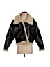 Zara 100% Polyester Black Jacket Size S - photo 1