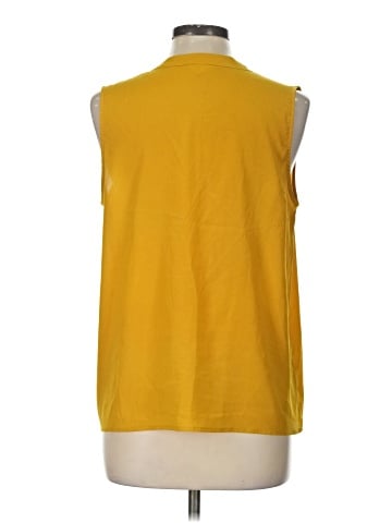 Maison Jules Sleeveless Button-Down Shirt (view 2)