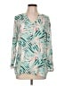 Old Navy Green Long Sleeve Blouse Size L - photo 1