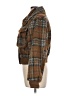 7 For All Mankind 100% Recycled Polyester Plaid Brown Jacket Size L - photo 5
