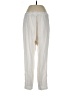 Purejill 100% Linen Solid Ivory Linen Pants Size M - photo 2