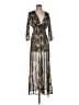 Live 4 Truth 100% Polyester Paisley Gray Cocktail Dress Size S - photo 1