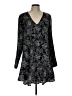 Leith 100% Polyester Paisley Black Casual Dress Size L - photo 1