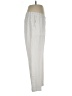 Purejill 100% Linen Solid Ivory Linen Pants Size M - photo 4