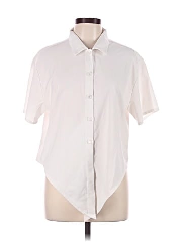 FIGS Short Sleeve Blouse (view 1)
