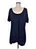 Venus Blue Short Sleeve Top Size M - photo 1