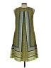 Muse 100% Polyester Print Yellow Casual Dress Size 14 - photo 2