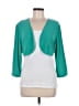 csc studio Teal 3/4 Sleeve Top Size L - photo 1