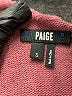 Paige Burgundy Wool Pullover Sweater Size S - photo 7