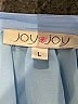 Joy Joy 100% Polyester Blue 3/4 Sleeve Blouse Size L - photo 7