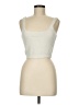 Unbranded 100% Fiber Ivory Sleeveless Top Size Med - Lg - photo 1