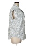 JACHS 100% Rayon Paisley Blue Sleeveless Button-Down Shirt Size L (estimated) - photo 4