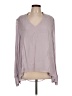 AS by DF 100% Viscose Gray Long Sleeve Blouse Size L - photo 1