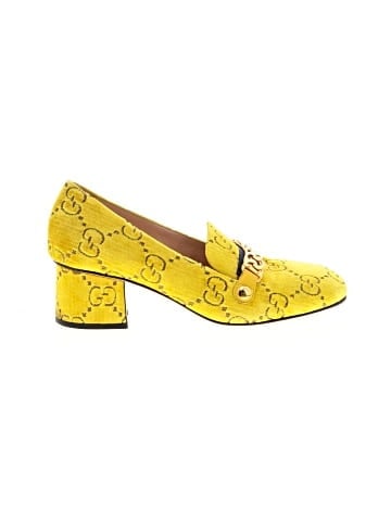 Gucci Velvet GG Sylvie Loafers (view 1)