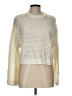 Divided by H&M 100% Acrylic Metallic Ivory Pullover Sweater Size L - photo 1