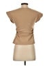 Zara Tan Short Sleeve Top Size S - photo 2