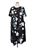 Unbranded 100% Polyester Floral Black Casual Dress Size XXL - photo 1