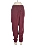 Athleta Solid Burgundy Track Pants Size L - photo 1