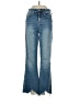 Mica Chevron-herringbone Blue Jeans Size 24 waist - photo 1