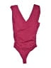 Express Burgundy Bodysuit Size S - photo 2