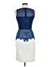Noir 100% Silk Blue Cocktail Dress Size 6 - photo 2