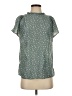 Böhme 100% Polyester Stars Green Short Sleeve Blouse Size S - photo 1