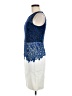 Noir 100% Silk Blue Cocktail Dress Size 6 - photo 5