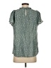 Böhme 100% Polyester Stars Green Short Sleeve Blouse Size S - photo 2