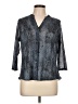 The Limited 100% Polyester Gray 3/4 Sleeve Blouse Size L - photo 1