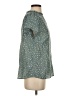 Böhme 100% Polyester Stars Green Short Sleeve Blouse Size S - photo 4
