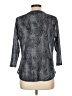 The Limited 100% Polyester Gray 3/4 Sleeve Blouse Size L - photo 2
