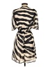 H&M 100% Polyester Animal Print Tan Casual Dress Size XS - photo 2