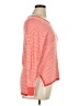 Cupio Chevron-herringbone Red Pullover Sweater Size XL - photo 4