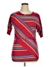 Assorted Brands 100% Polyester Red Short Sleeve Top Size 1X - photo 1
