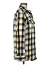 Faded Glory Plaid Yellow Long Sleeve Button-Down Shirt Size M - photo 4