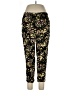 Jessica Simpson 100% Viscose Floral Black Casual Pants Size L - photo 1