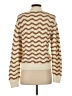 Rebecca Taylor Chevron-herringbone Tan Pullover Sweater Size S - photo 2