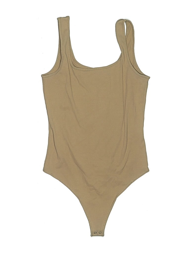 Pre-owned Abercrombie & Fitch Bodysuit In Tan
