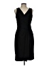 Chaps Solid Black Cocktail Dress Size L - photo 1