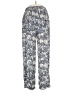 Bobeau 100% Polyester Print Blue Casual Pants Size L - photo 1
