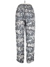 Bobeau 100% Polyester Print Blue Casual Pants Size L - photo 2