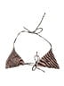 Melissa Simone Animal Print Brown Swimsuit Top Size S - photo 1