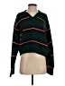 MNG Stripes Green Pullover Sweater Size S - photo 1