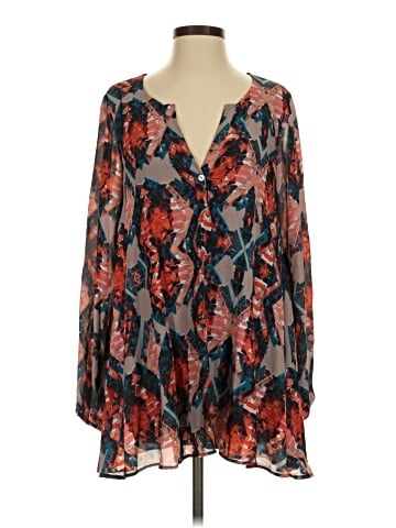 Show Me Your Mumu Long Sleeve Blouse (view 1)