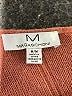 M Magaschoni Burgundy Pullover Sweater Size M - photo 7